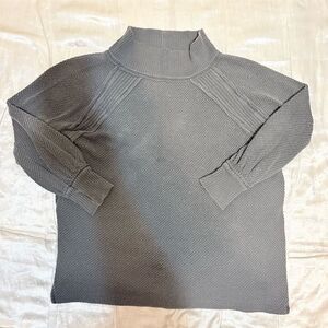 We The Free Women's Gray Mock Neck Pullover Sweater Size S
